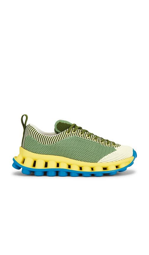 camper x sunnei pelotissima sneaker in green. - size 37 (also in 38, 40)