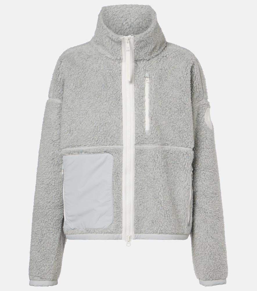 canada goose simcoe wool-blend fleece jacket