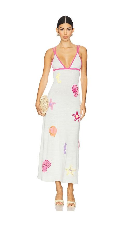 capittana carolina sea ii dress in beige. - size m/l (also in xs/s)