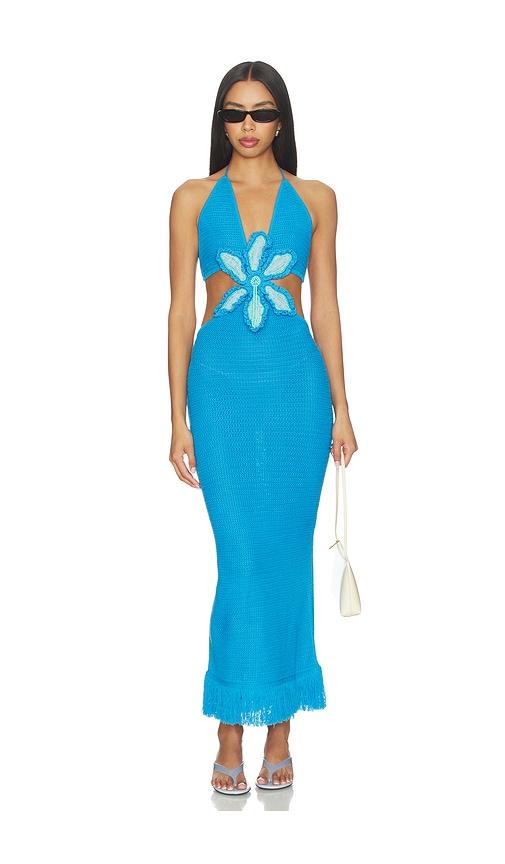 capittana starla dress in royal. - size m/l (also in xs/s)