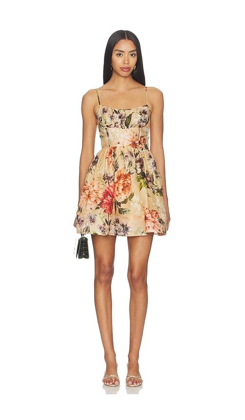 cara cara alba mini dress in peach. - size 10 (also in 12, 4)