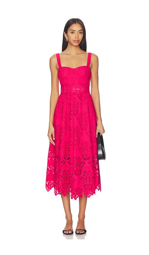 cara cara calypso dress in pink. - size 0 (also in 00)