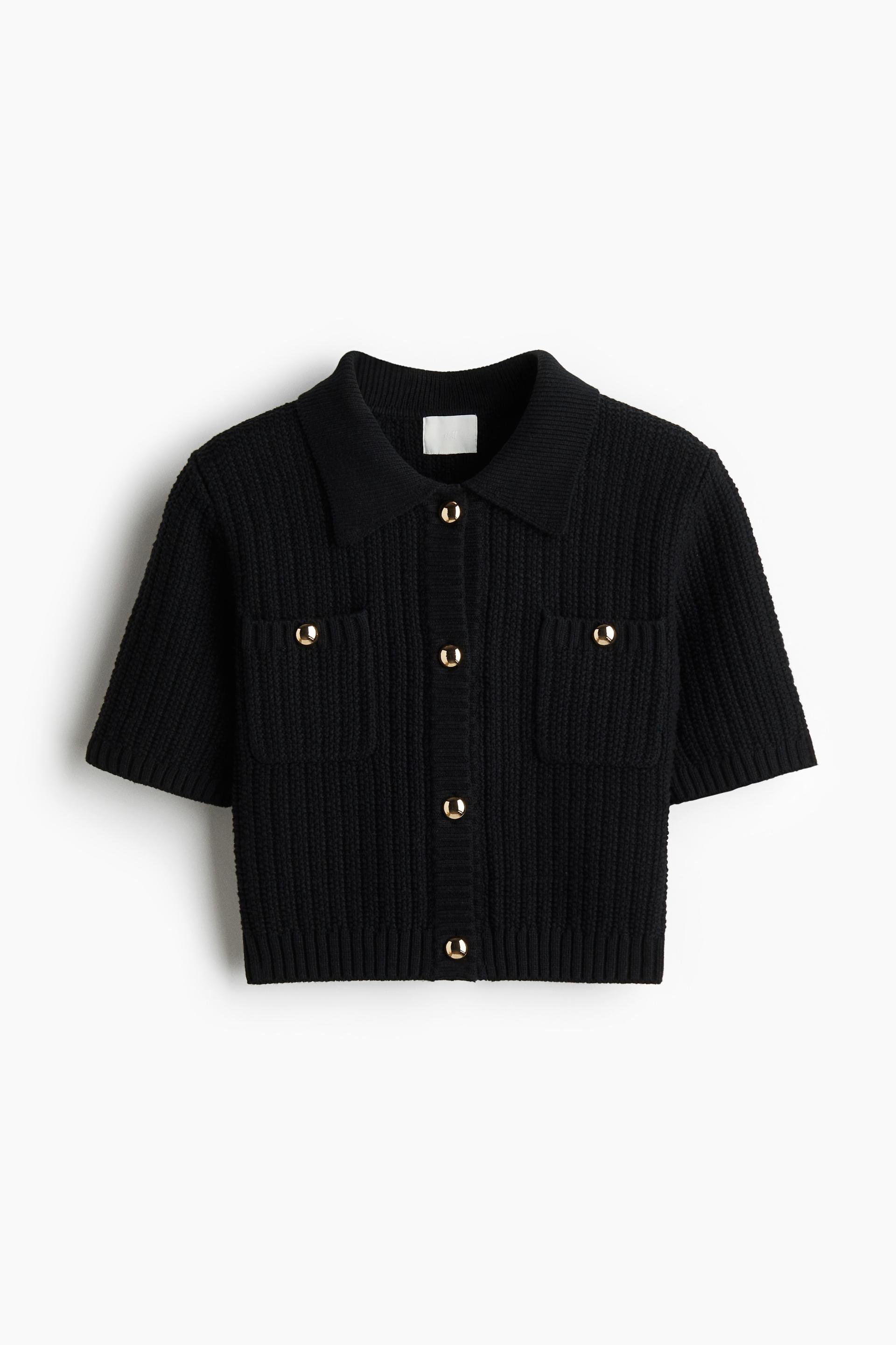 cardigan with collar