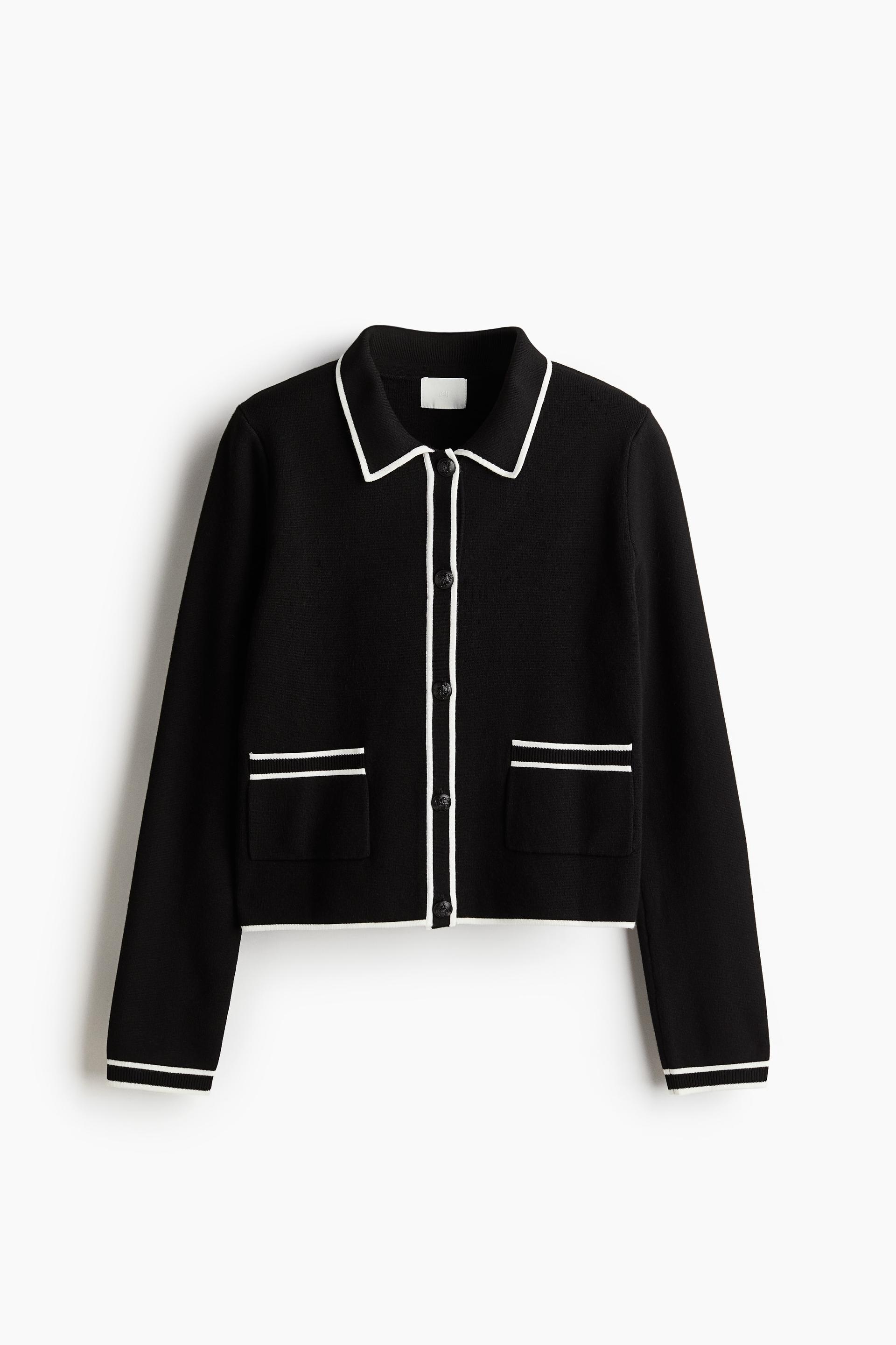 cardigan with collar
