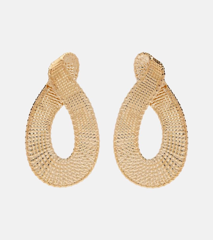 carolina herrera clip-on earrings