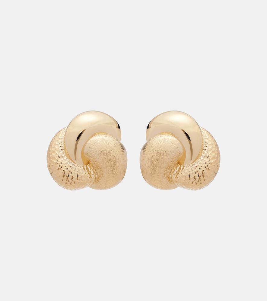 carolina herrera clip-on earrings