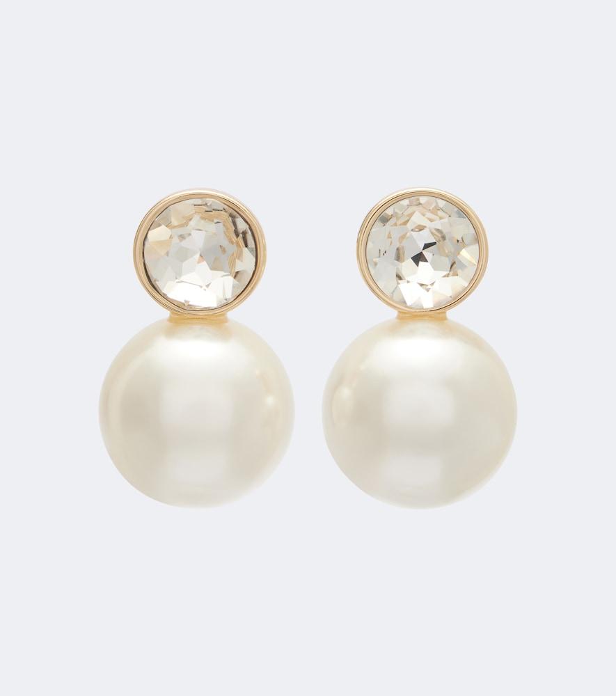 carolina herrera crystal-embellished earrings