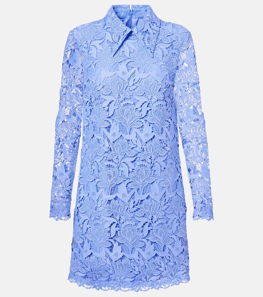 carolina herrera lace minidress