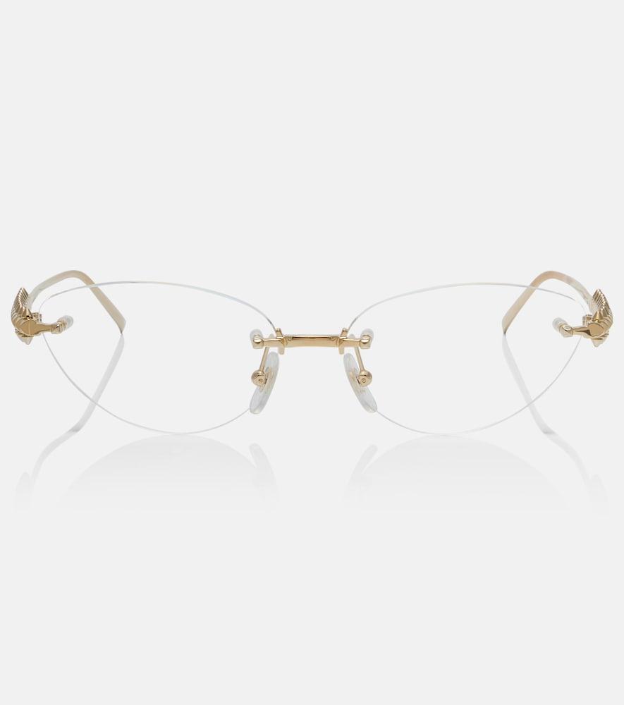 cartier eyewear collection clash de cartier cat-eye glasses