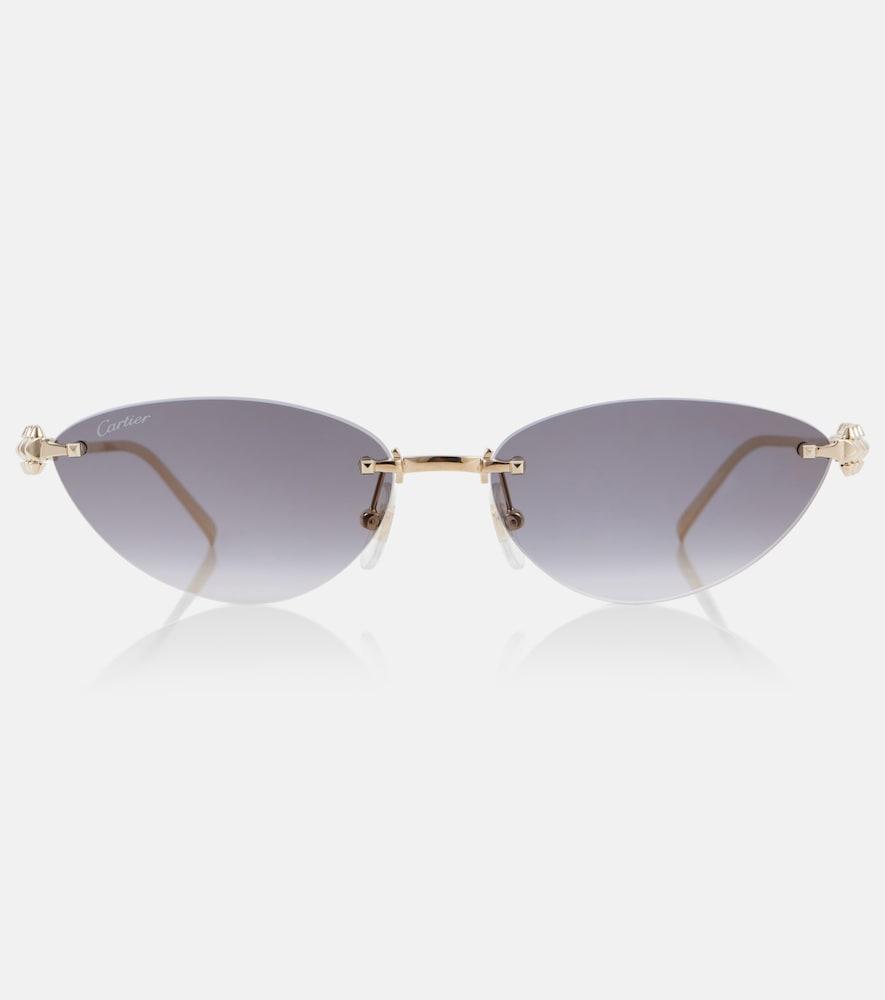 cartier eyewear collection clash de cartier cat-eye sunglasses