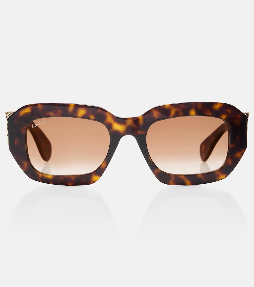cartier eyewear collection panthère de cartier square sunglasses