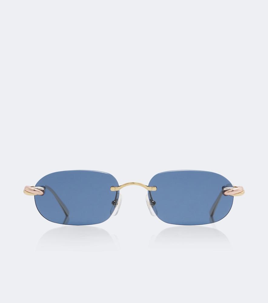 cartier eyewear collection trinity de cartier rectangular sunglasses