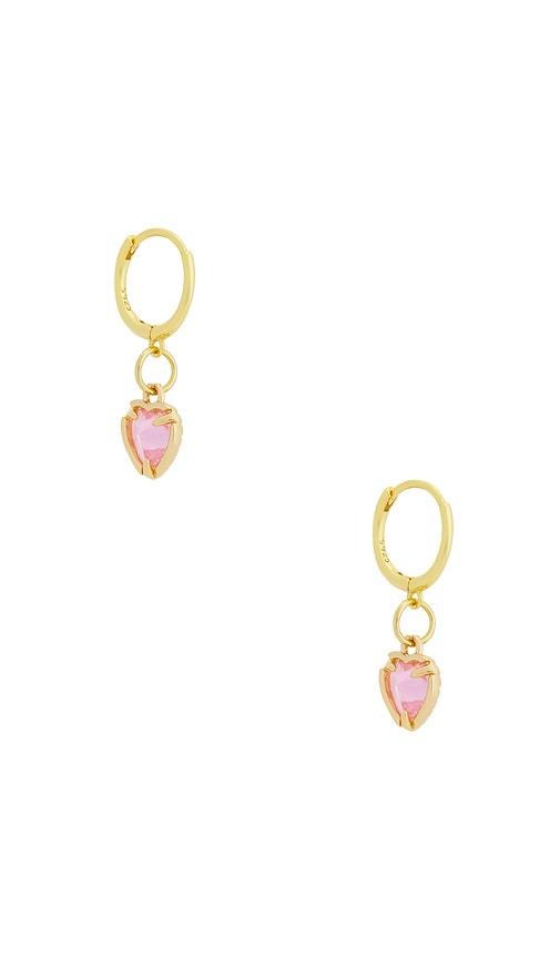 casa clara deco earrings in rose.