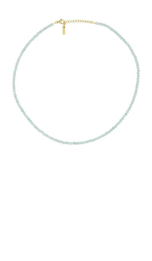casa clara faye necklace in teal.