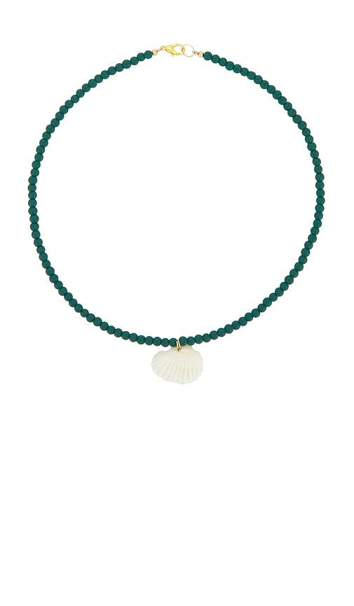 casa clara hailee necklace in teal.