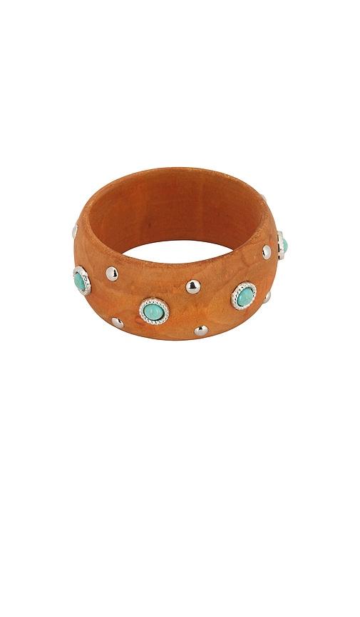 casa clara kacey bracelet in brown.