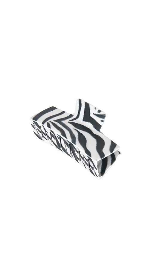casa clara lara hair clip in black & white.