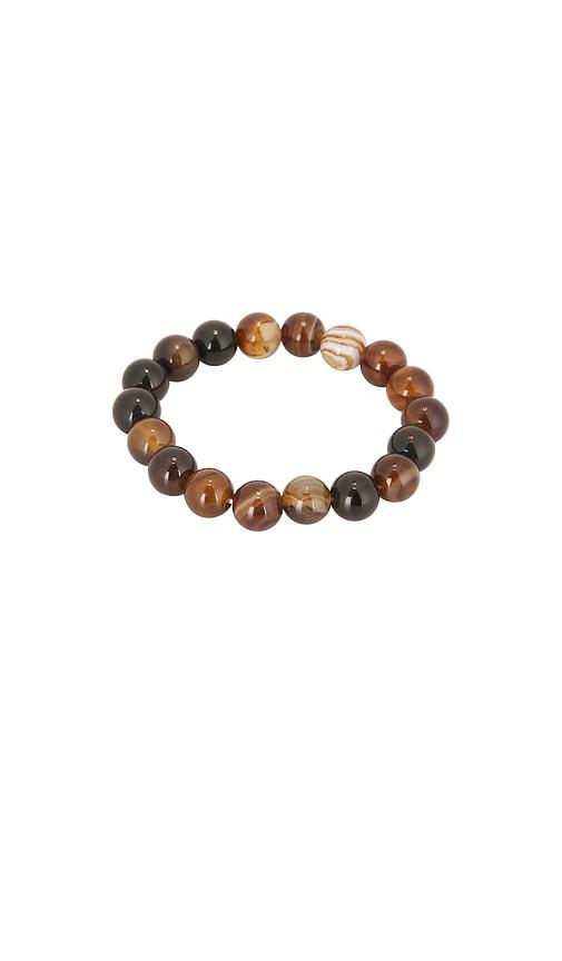 casa clara lokelani bracelet in brown.