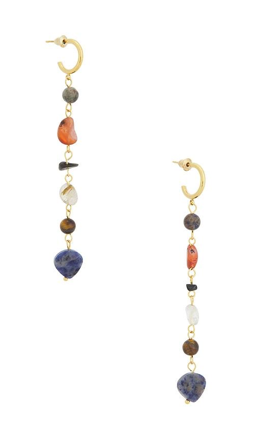 casa clara lumea earrings in blue.