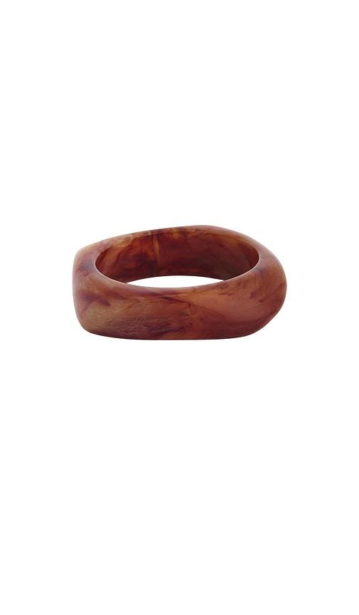 casa clara luna bangle in brown.
