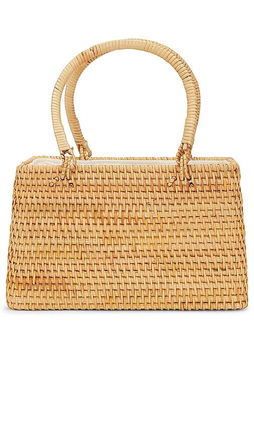 casa clara ophelia bag in tan.