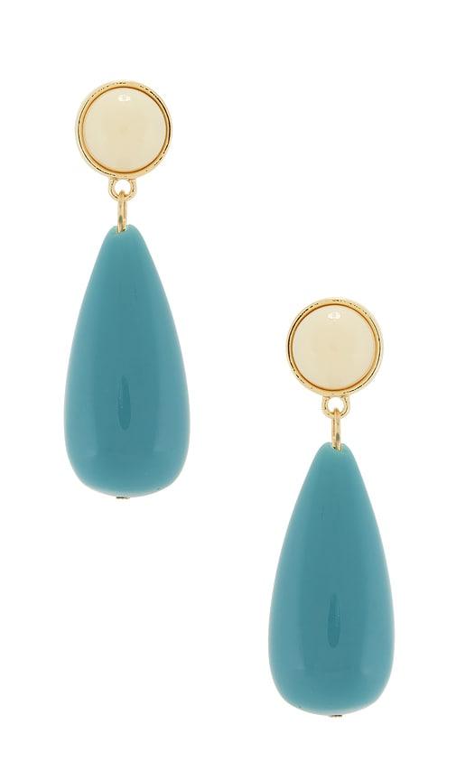 casa clara pismo drop earrings in blue.