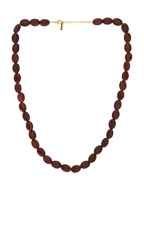 casa clara rivi necklace in red.