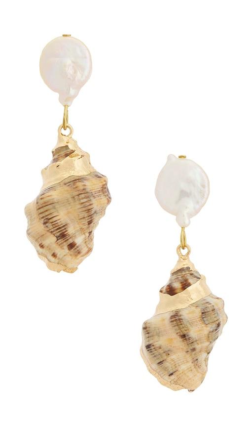 casa clara sunnie drop earrings in neutral.