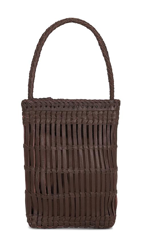 casa clara suvi mini purse in brown.