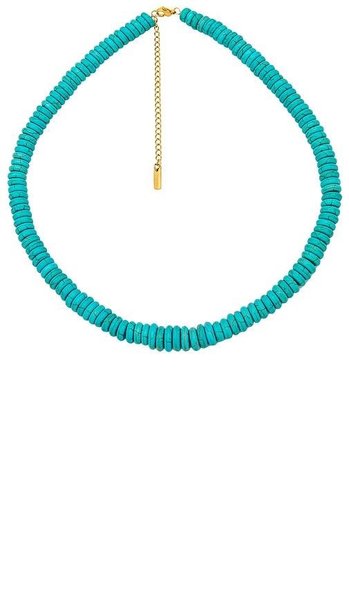 casa clara terada necklace in teal.