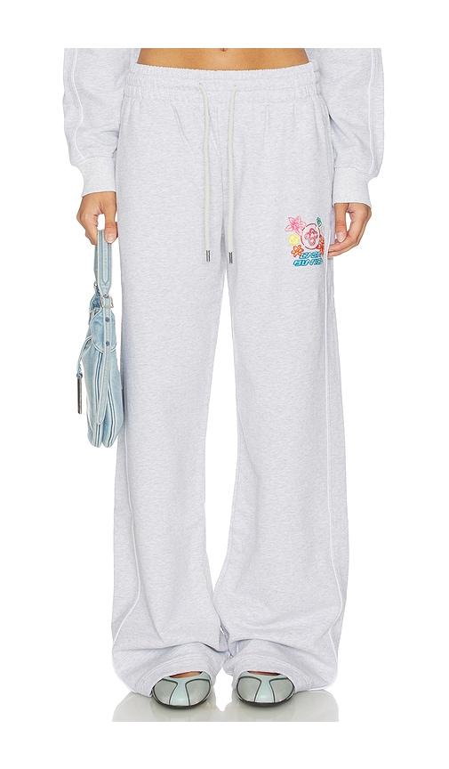 casablanca embroidered pant in grey. - size l (also in xs)