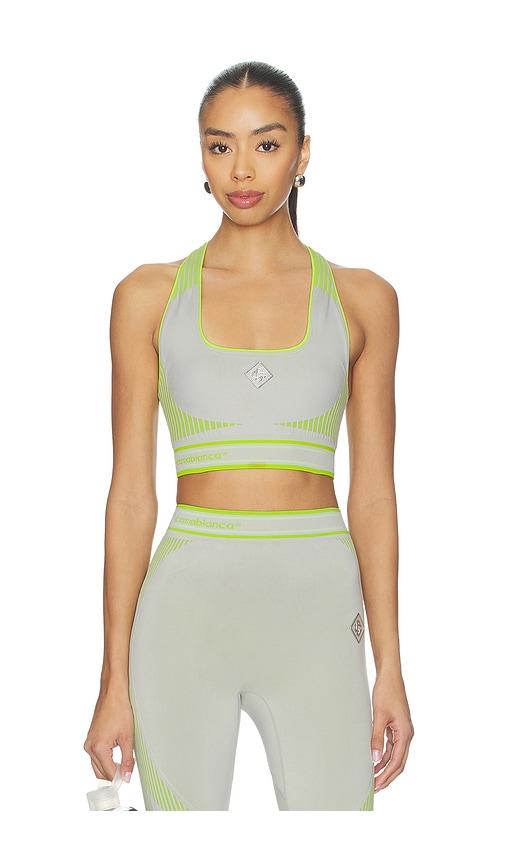 casablanca seamless bralette in grey. - size l/xl (also in s/m)