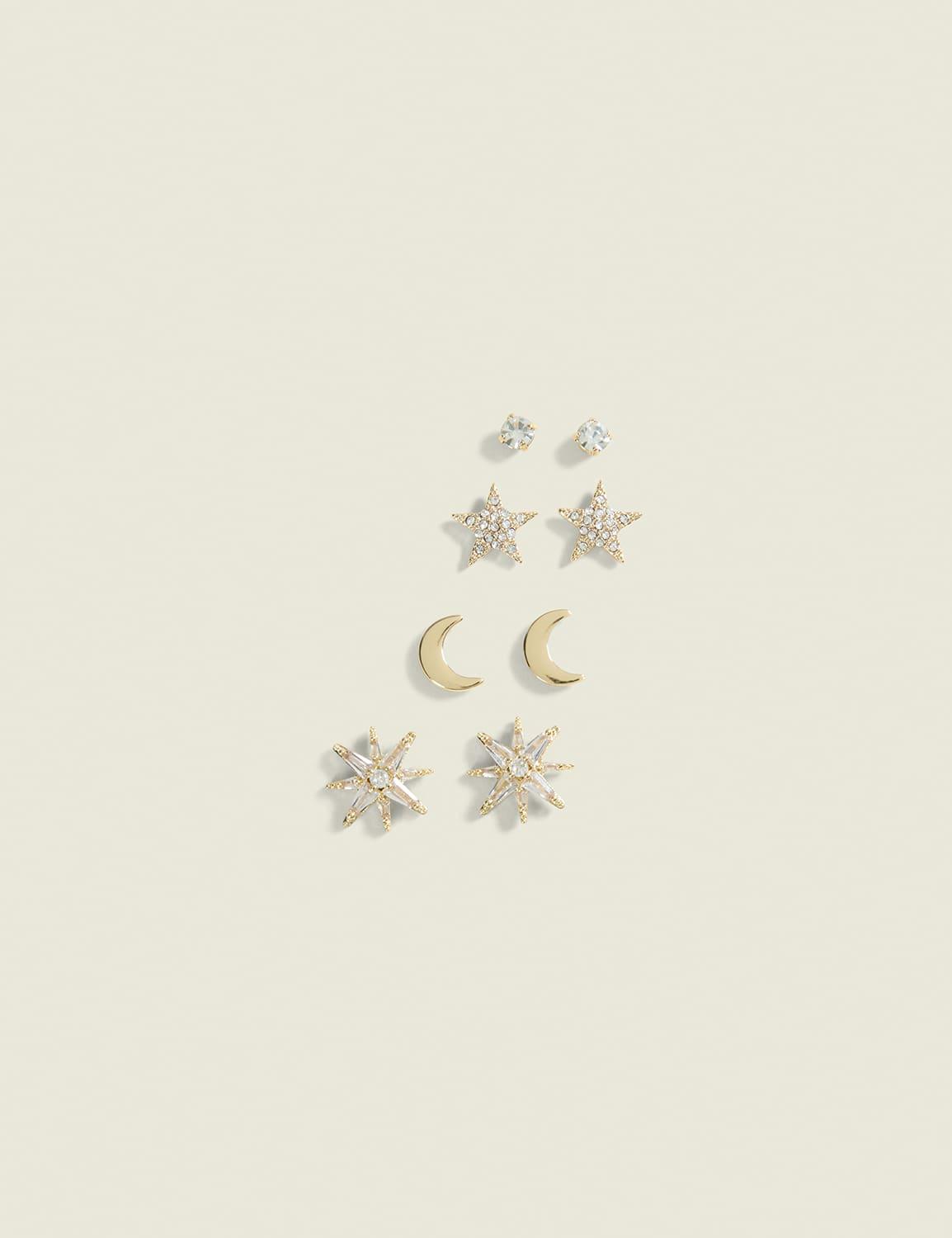celestial earring 4-pack