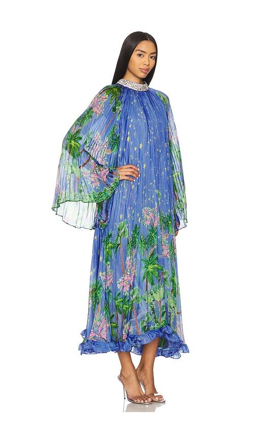celiab earth dress in blue. - size s (also in xs)