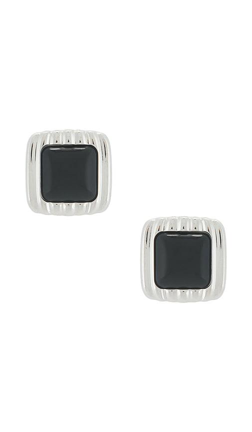 cendre agnes earrings in metallic silver.
