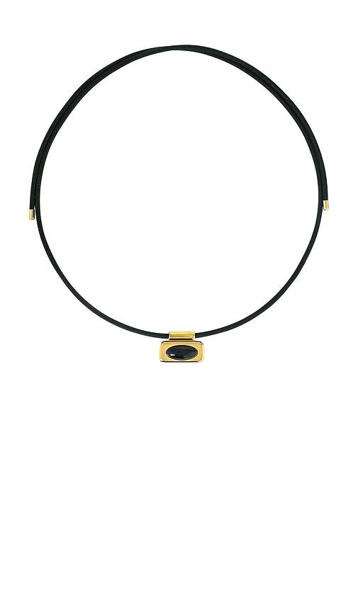 cendre marlette necklace in metallic gold.