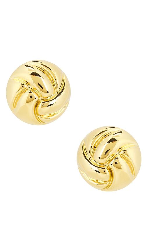 cendre valerie earrings in metallic gold.