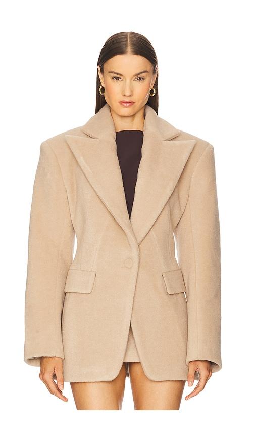 ceren ocak jacket in beige. - size l (also in m, s, xs)