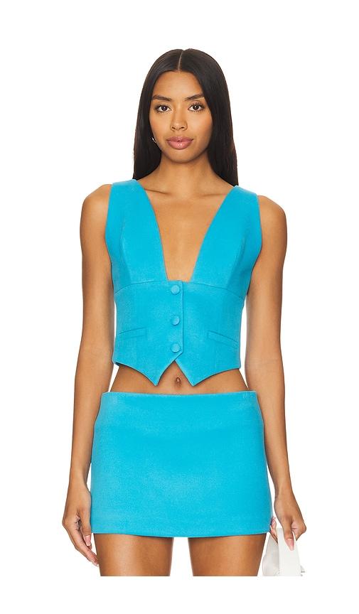 ceren ocak vest in blue. - size m (also in xxs)