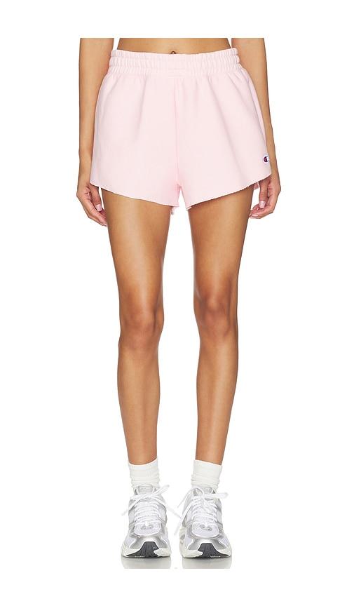 champion reverse weave swing short in rose. - size l (also in m, s, xl)