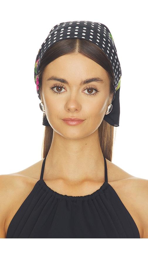 charo ruiz ibiza macarena foulard in black.