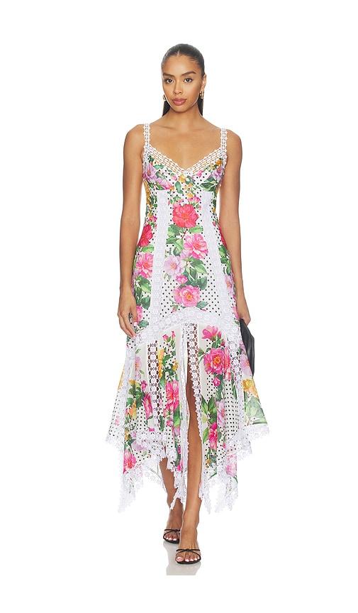 charo ruiz ibiza rosario long dress in white. - size m (also in xs, s, xl)