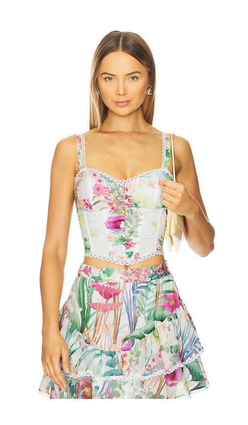charo ruiz ibiza sylva top in white. - size l (also in xs, m, xl)