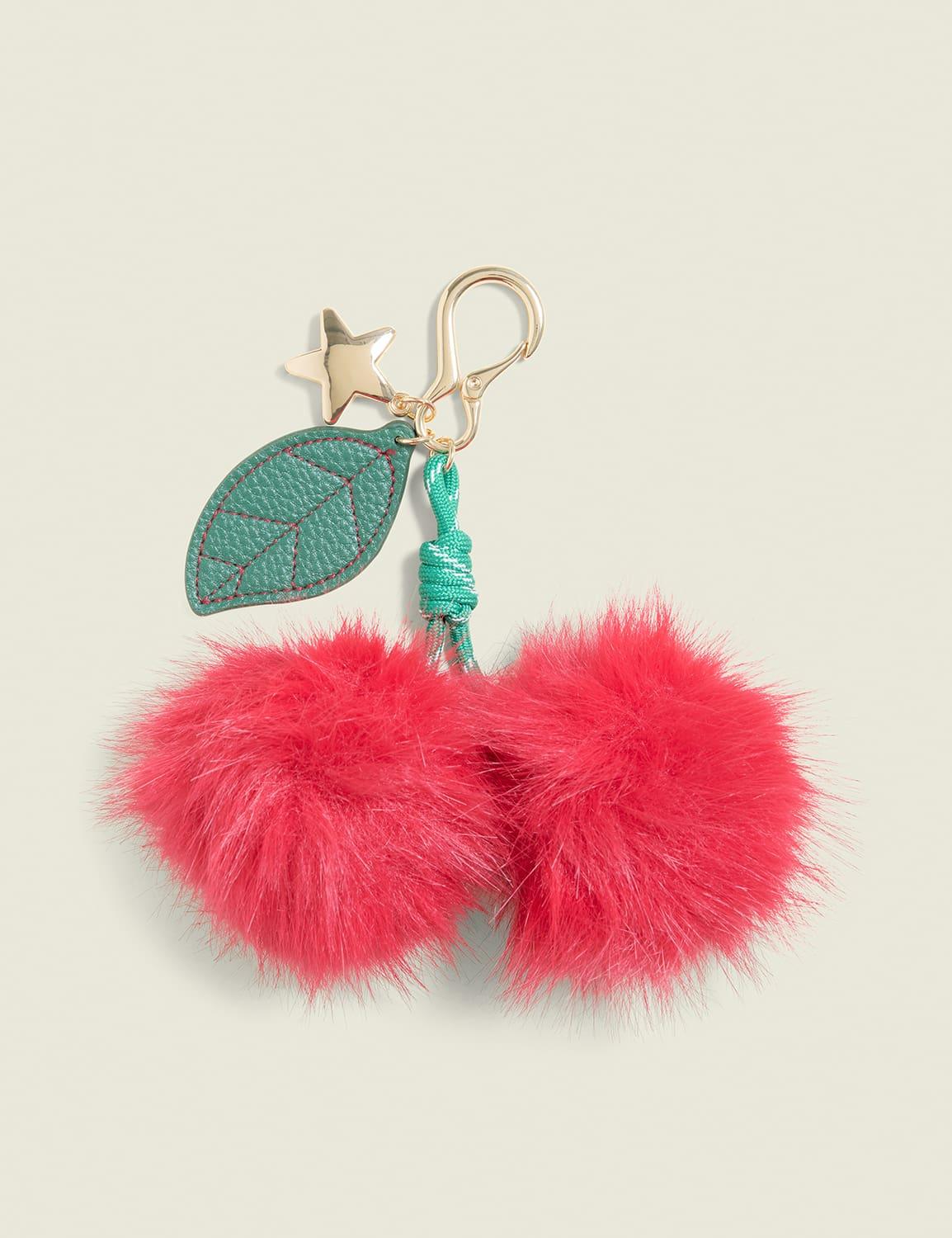 cherry bag charm