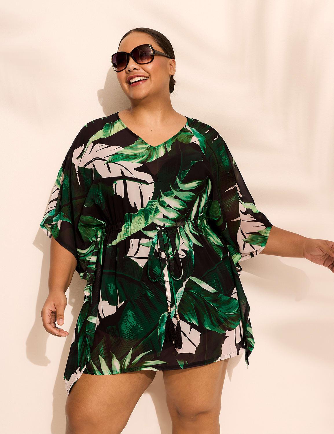 chiffon dolman cover-up