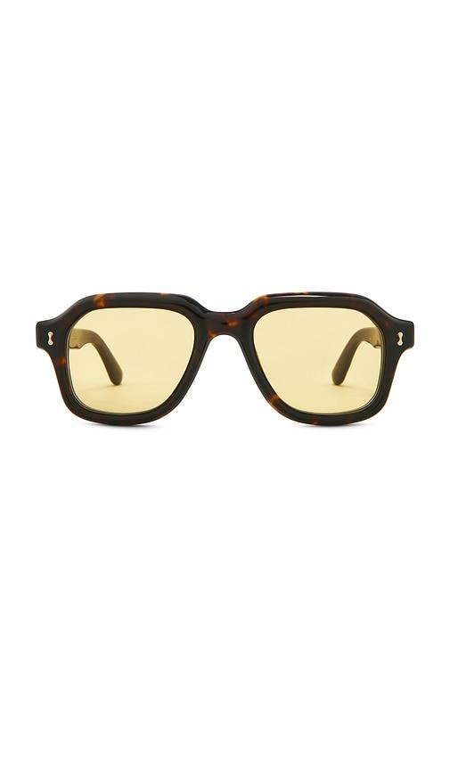 chimi kai sunglasses in brown.
