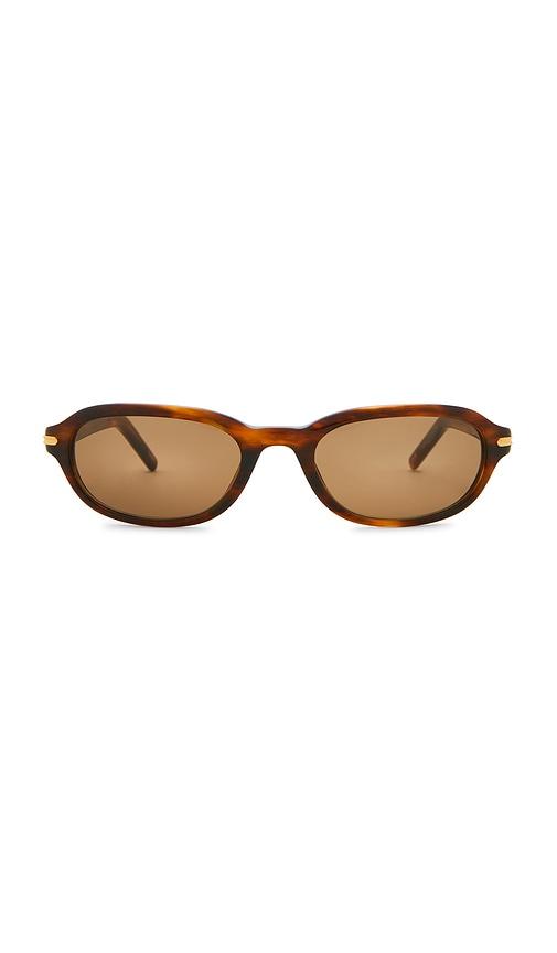 chimi vox sunglasses in brown.