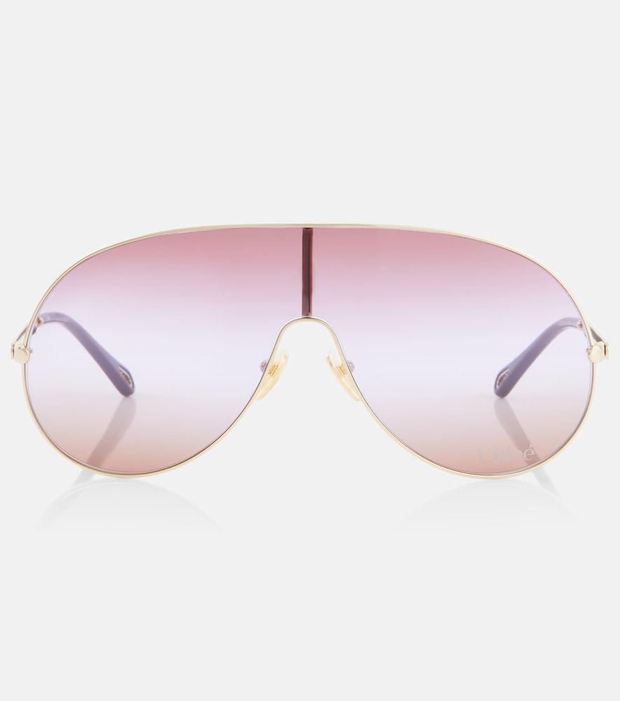 chloé aly shield sunglasses