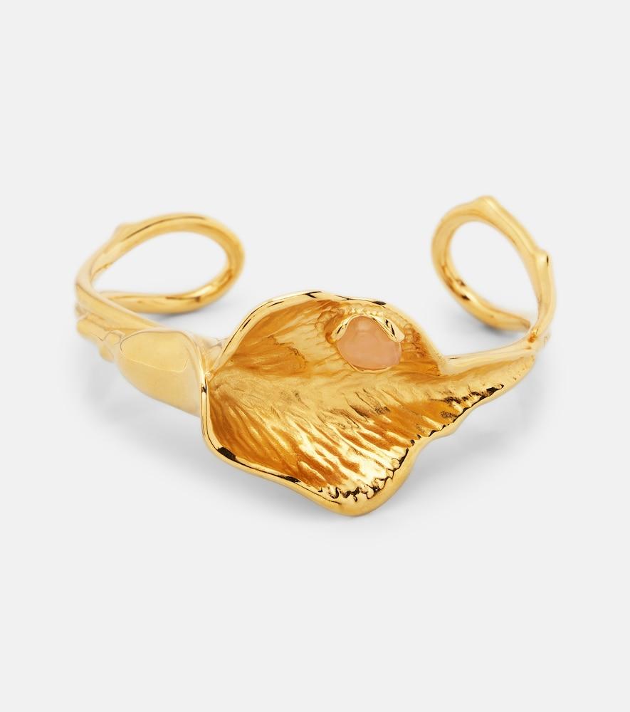 chloé chloé flower soul embellished cuff bracelet