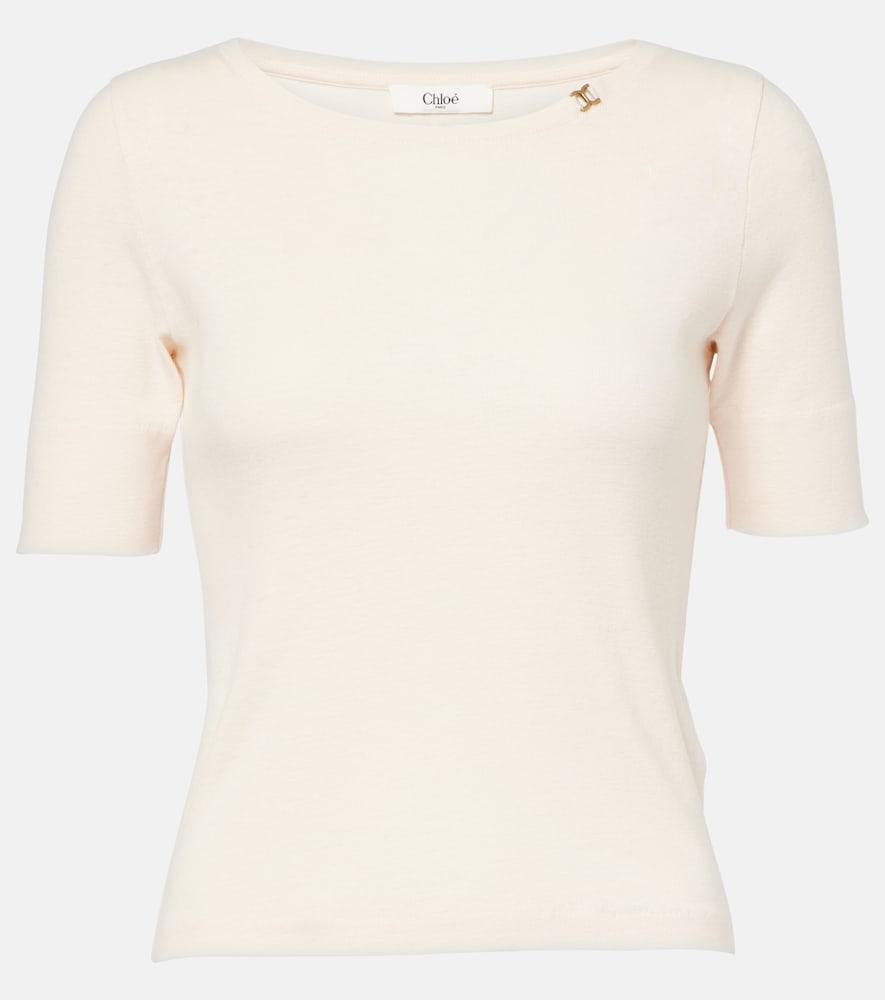chloé cotton jersey t-shirt